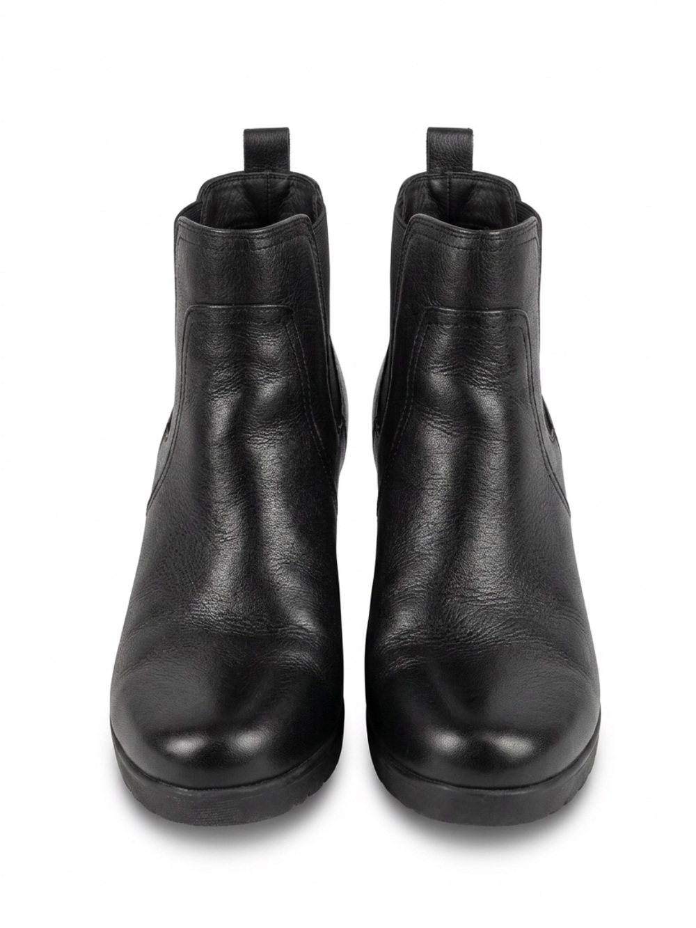 G.H. Bass & Co. Black Leather Chelsea Ankle Boots